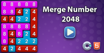 Merge Number 2048 - Html5 (Construct3)