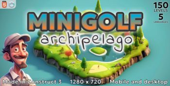 Minigolf Archipelago - HTML5 Sport game