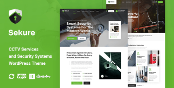 Sekure - CCTV and Security Systems WordPress Theme