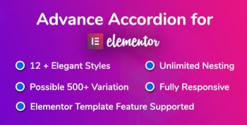 Advance Accordion for Elementor Page Builder