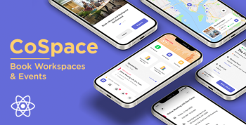 CoSpace - Coworking Booking React Native App Template