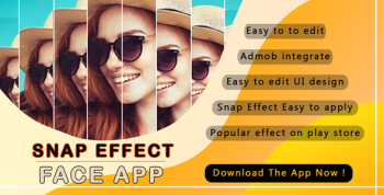 Crazy Snap face effect android app source code ( android 10 )