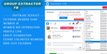 Facebook Group Member Scraper Software