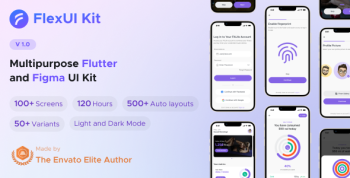 FlexUI Kit Flutter - Best Flutter UI Kit