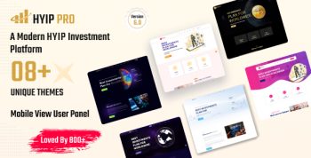 HYIP PRO - A Modern HYIP Investment Platform
