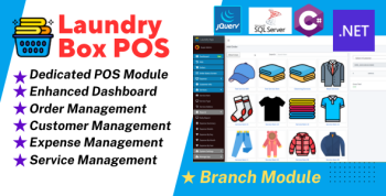 Laundry Box POS and Order Management System | ASP.NET | jQuery