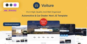Voiture - Automotive & Car Dealer React NextJs Template