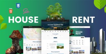 HouseRent - Multi Concept House, Apartment Rent HTML Template
