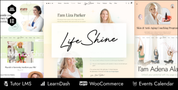 LifeShine - Coaching Online Courses WordPress Theme