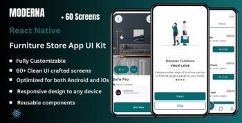 Moderna - Furniture Store App Template UI KIT | React Native
