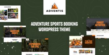 Adventis - Adventure Sports Booking WordPress Theme