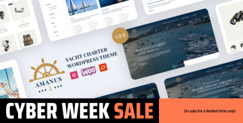 Amanus - Boat, Yacht Charter WordPress Theme