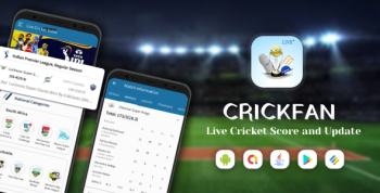 CrickFan 2023 : Live Cricket Score Free with Admob Ads