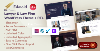 Edmold - Attorney Legal & Law Firm WordPress Theme