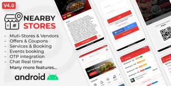 NearbyStores Android - Offers & Coupons, Events, Restaurant, Services & Booking 4.0