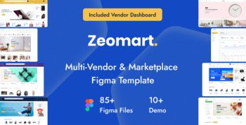 Zeomart - Multi-Vendor & Marketplace Figma Template