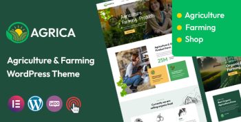 Agrica - Agriculture WordPress Theme