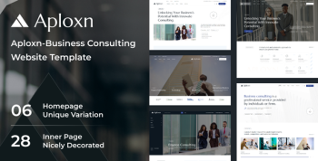 Aploxn - Business Consulting HTML Template