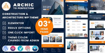 Archic - Construction and Architecture WordPress Theme