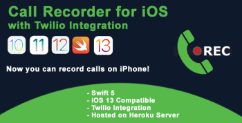 Call Recorder for iOs with Twilio Integration