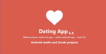 Dating App - web version, iOS and Android apps