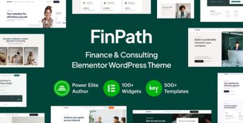 FinPath - Finance & Consulting Elementor WordPress Theme