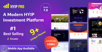 HYIP PRO - A Modern HYIP Investment Platform