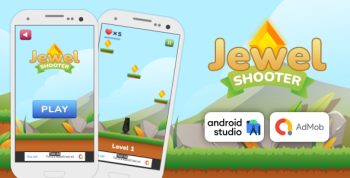 Jewel Shooter - Shooter Game Android Studio Project with AdMob Ads + Ready to Publish