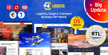 Logisto - Logistic and Cargo WordPress Theme + RTL