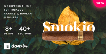 Smokio - Tobacco & Cannabis WordPress Theme
