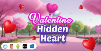 Valentine Hidden Heart [ Construct 3 , HTML5 ]