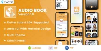 Audible Audiobook | Flutter Audio Book And E-Book- Audible | Flutter | Admob Ads