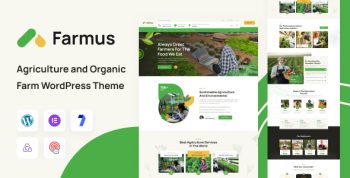 Farmus - Agriculture and Organic Farm WordPress Theme
