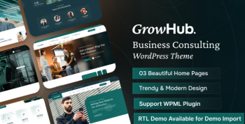 GrowHub - Business Consulting WordPress Theme