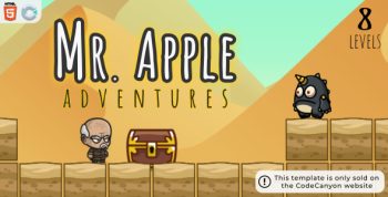 Mr. Apple Adventures - HTML5 Platform game