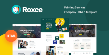 Roxce – Painting Services Company HTML5 Template
