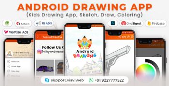 Android Drawing App (Kids Drawing App, Sketch, Draw, Coloring)