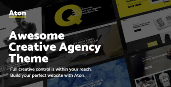 Aton - Modern Creative Design Agency Theme