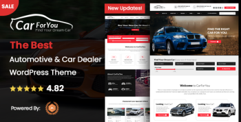 CarForYou- Automotive & Car Dealer WordPress Theme