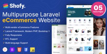 Shofy - eCommerce & Multivendor Marketplace Laravel Platform