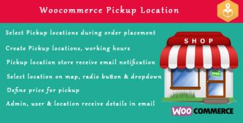 Woocommerce Pickup Locations (Local Pickup) wordpress plugin