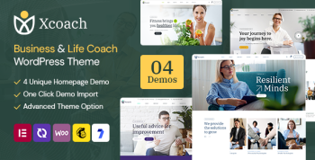 Xcoach - Life And Business Coach WordPress Theme