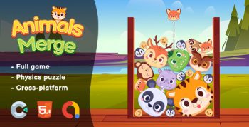 Animals Merge - HTML5 Game | Construct 3
