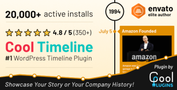 Cool Timeline Pro - Horizontal & Vertical Timeline Plugin For WordPress