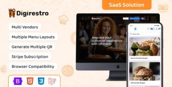 DigiRestro - Multi Vendor SaaS Restaurant QR Menu Generator