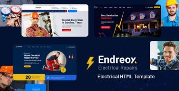 Endreox - Electrical Repair Service HTML Template