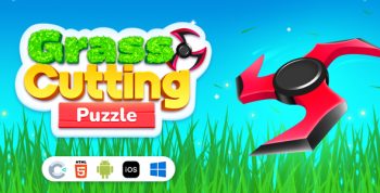 Grass Cutting Puzzle [ Construct 3 , HTML5 ]