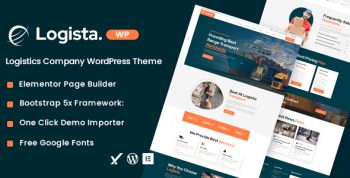 Logista - Logistics Company WordPress Theme