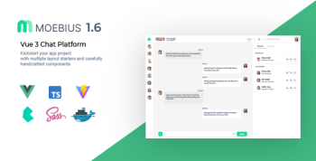 Moebius - VueJS 3 Chat Platform UI