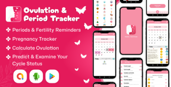 Ovulation - Period Tracker - Period Calendar - Cycle Tracker - Fertility Tracker Diary